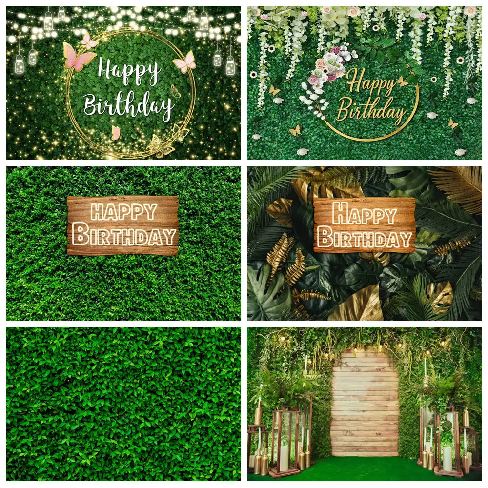 

Green Screen Leaves Backdrop Flower Tropical Jungle Leaf Wall Grass Baby Shower Birthday Wedding Photography Background Props