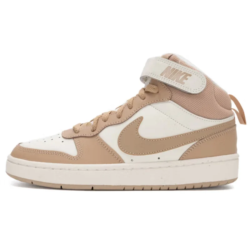 حذاء كرة السلة Nike (Nike) الجديد للسيدات خفيف الوزن ومريح ومتعدد الاستخدامات من Court Borough Mid 2 Mid-Top Cd7782-125