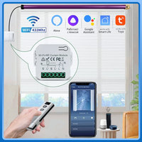 Tuya WiFi Smart Curtain Switch Module For Blinds Roller Shutter RF 433Mhz Remote Smart Life APP Control Alexa Google Assistant