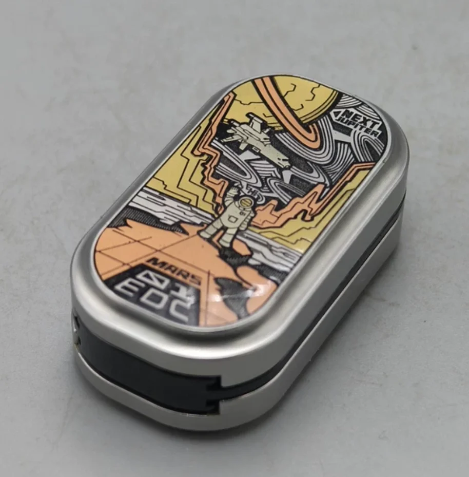 Used EDC 01 Second anniversary shell+Peek zirconium hybrid mechanical liner fidget slider decompression toy