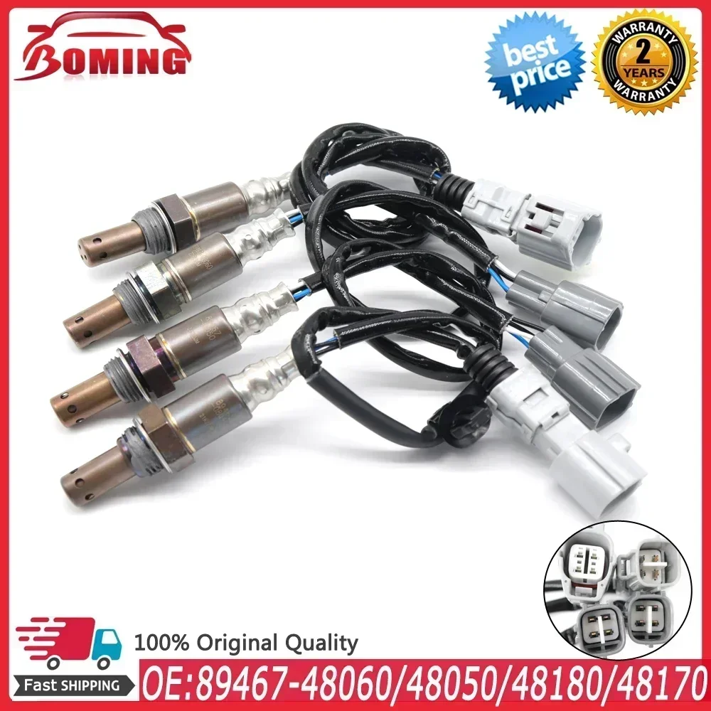 

Upstream & Downstream O2 Oxygen Lambda Sensor 89467-48060 89467-48050 89465-48180 89465-48170 For Toyota Highlander 3.3L 2349042