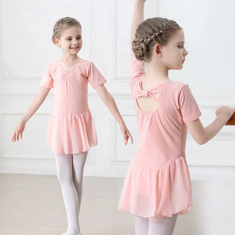 Girl Ballet Dance Leotards Bodysuit For Children Dance Dress Kids Ballet Costumes For Girls Dance Leotard Girl Dancewear