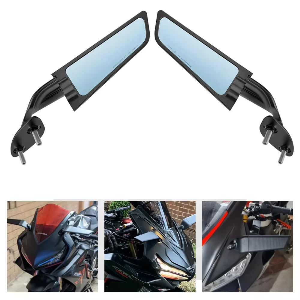 

2pcs Motorcycle Accessories Motorcycles Mirror Black Rearview Side Mirrors Rearview Side Mirrors Motorcycle Accessories