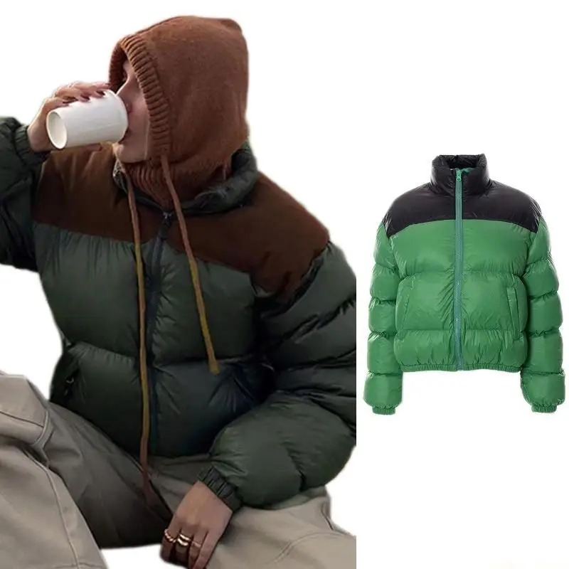 31BF Stylish Casual Cotton-padded for Jacket Women Short Down Padded for Jacket Women Korean Version Bread for Jacket Coat fo