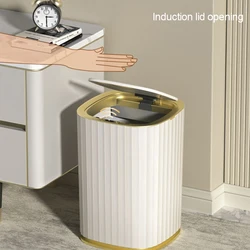 Smart Sensor Trash Can Living Room Kitchen Automatic garbage cube Bathroom Toilet Intelligent Garbage Bin Wastebasket smart dump