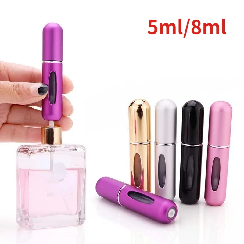 8ml /5ml Perfume Filling Bottle Portable Cosmetic Refillable Bottles Mini  Spray Bottles Travel Refillable Organizer