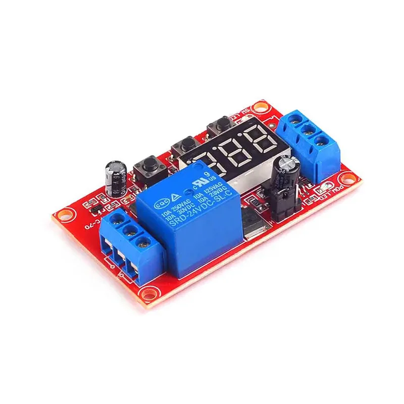 Digital Display Adjustable Centralized Power Cycle/High and Low Level Trigger Multi-Function Delay Relay Module5V/12V24V