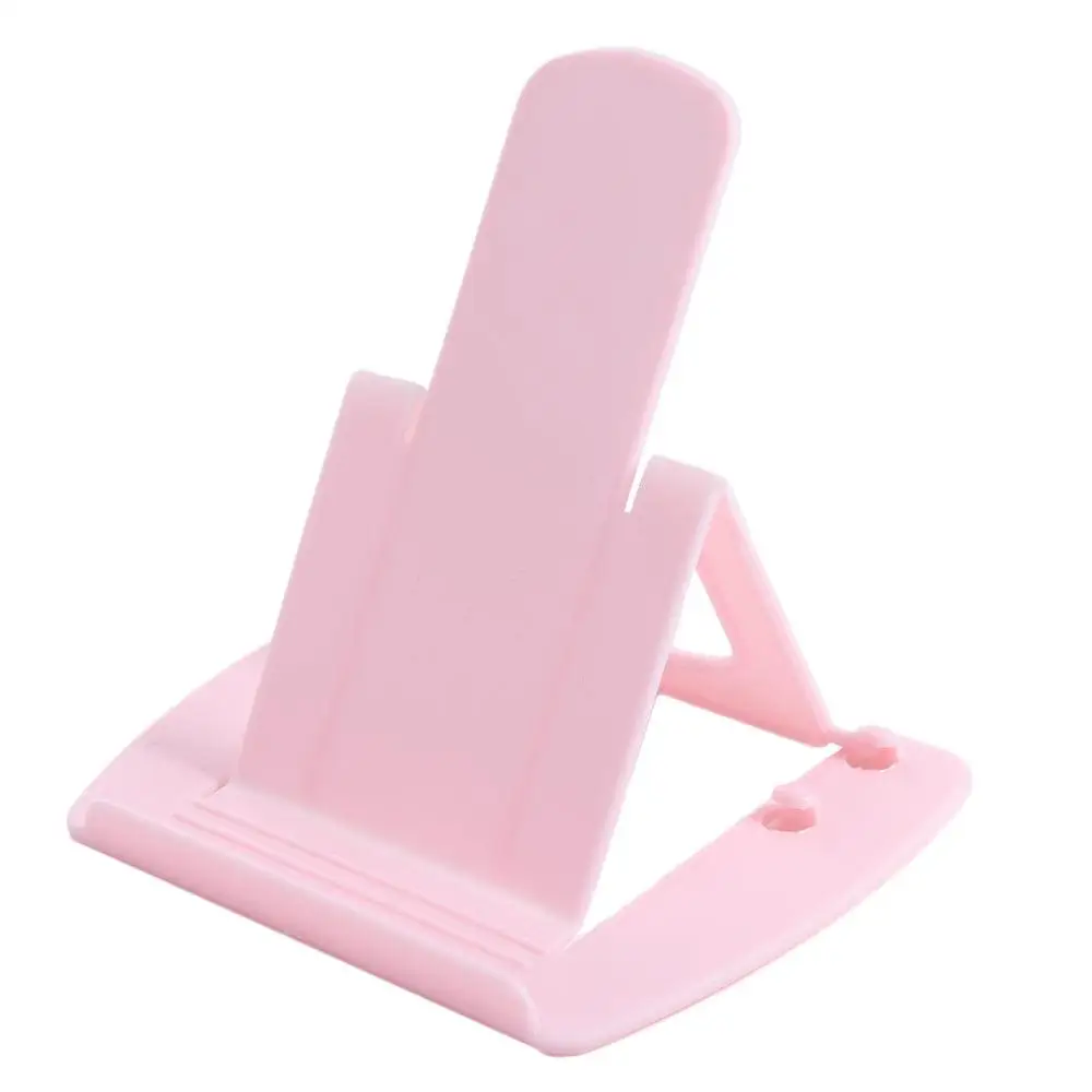 

Plastic Foldable Desktop Phone Holder Folding Adjustable Mobile Tablet Stand Mini Desk Decor Cell Phone Bracket