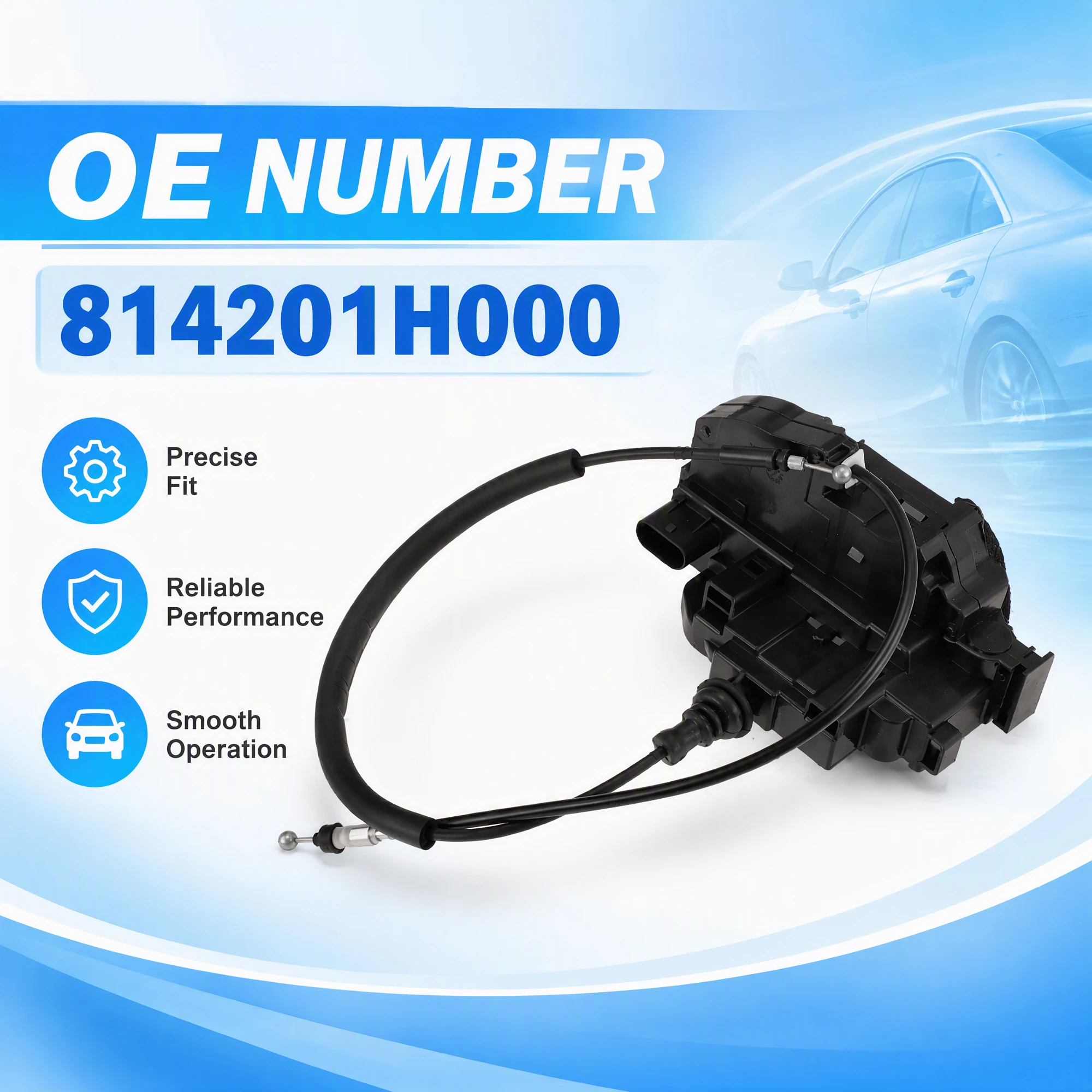 X Autohaux 814201H000 Power Door Lock Latch Actuator for Kia Ceed 09-10