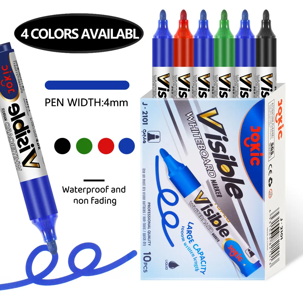 Imagem -03 - Erasable Magnetic Whiteboard Marker Pen Blackboard Marker Giz de Vidro Cerâmica Escritório Escola Arte Papelaria Pcs por Conjunto