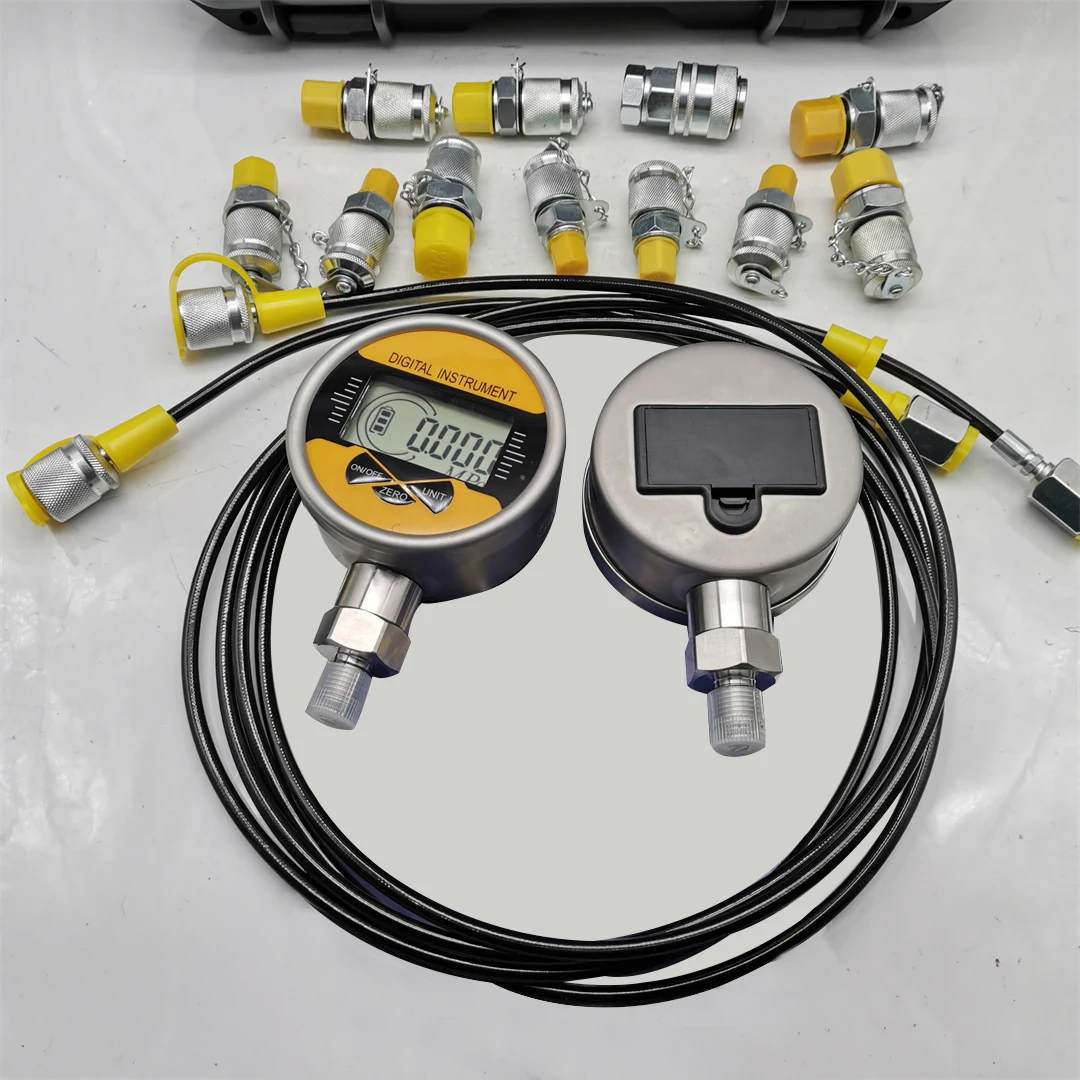 Excavator Diagnostic Tool SCJN-600-01 Digital Pressure Measurement Gauge Set 221007555 0129543580 Senso Control