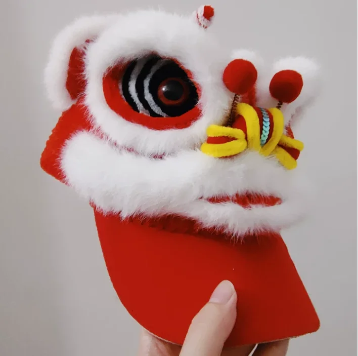 Chinese Lion Dacne Baseball Hat Folk