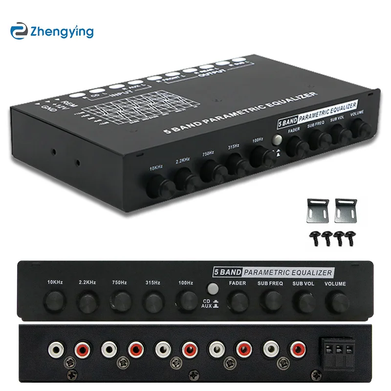 

Home Power Amplifier Bluetooth Car Balancer 5-segment Equalizer Car Amplifier Audio EQtuning Hifi Digital Stereo Sound Amplifier