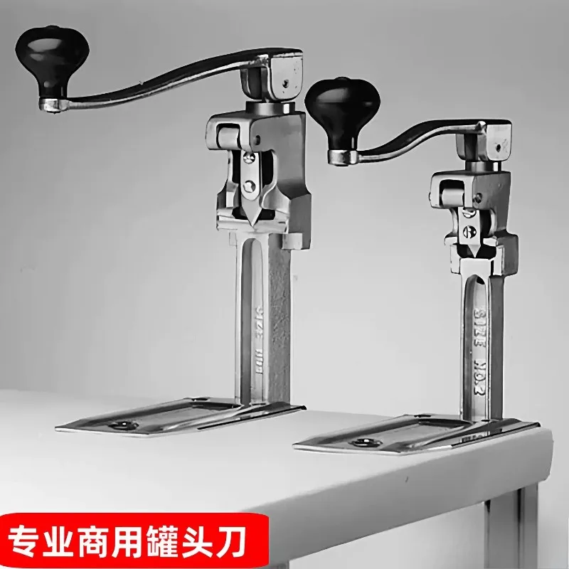 Countertop Rotary Can Opener, Commercial Can Opener, Lid Remover, Multifunctional Tin Can Opener