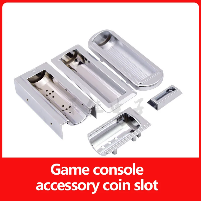 Game machine Coin slot Rail trough Alloy panel Upright type Coin box Coin-operated game machine Hardware Attachment