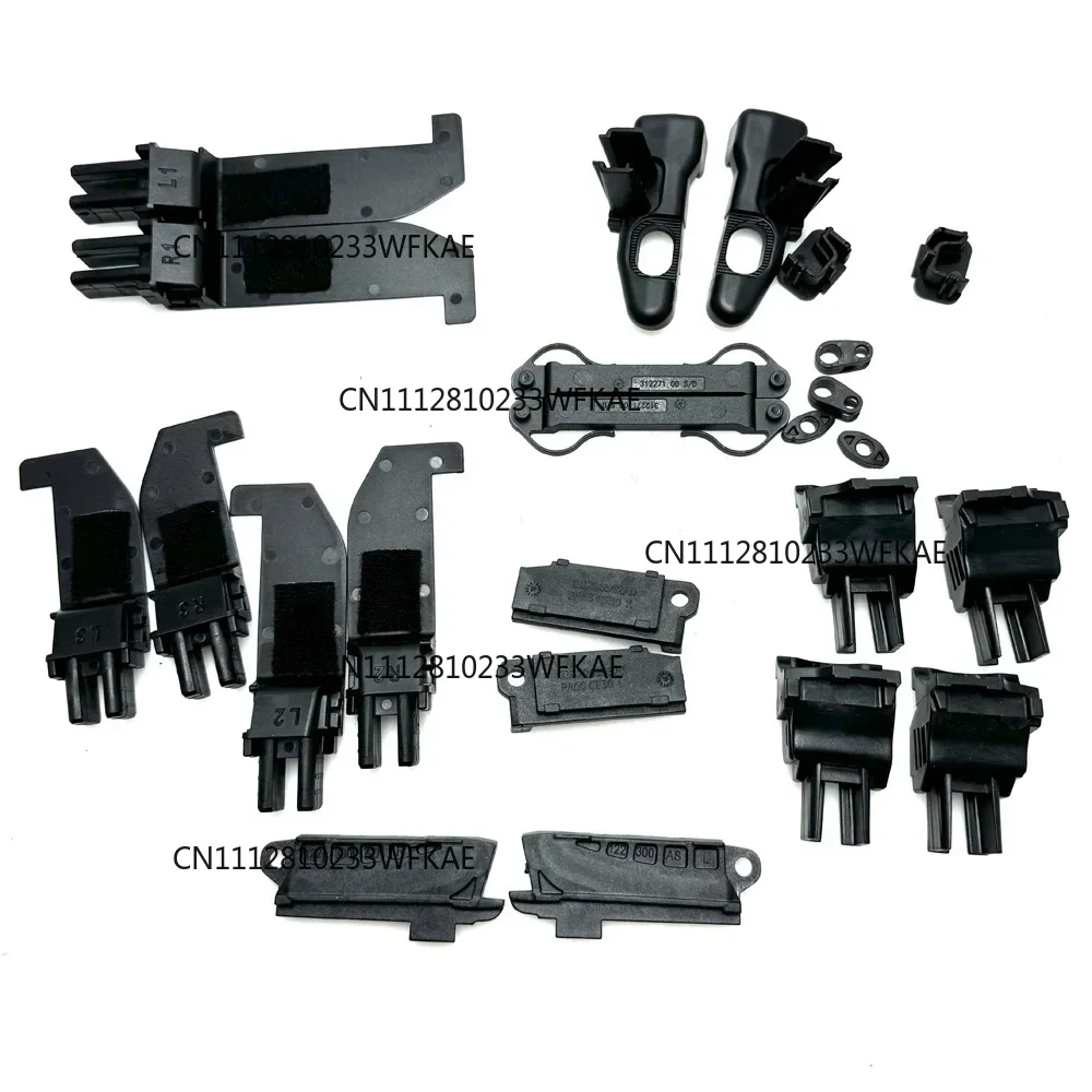 Upgraded Soft Top Roof Repair Slider Clip Hood Parts Black For Fiat 500C 500 Convertible Kit UK 24 Pcs car accessories 9099898