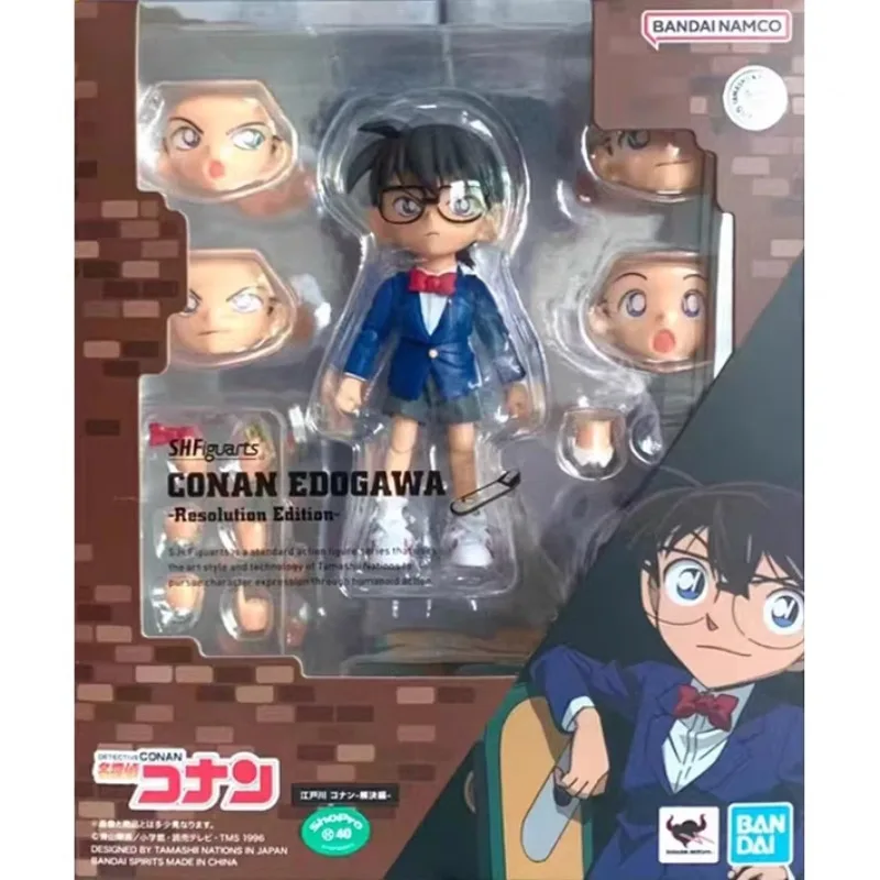 

Bandai SHF Detective Conan Anime Around Edogawa Conan Solve A Death Primary School Students Can Do A Model Display A Gift Toys