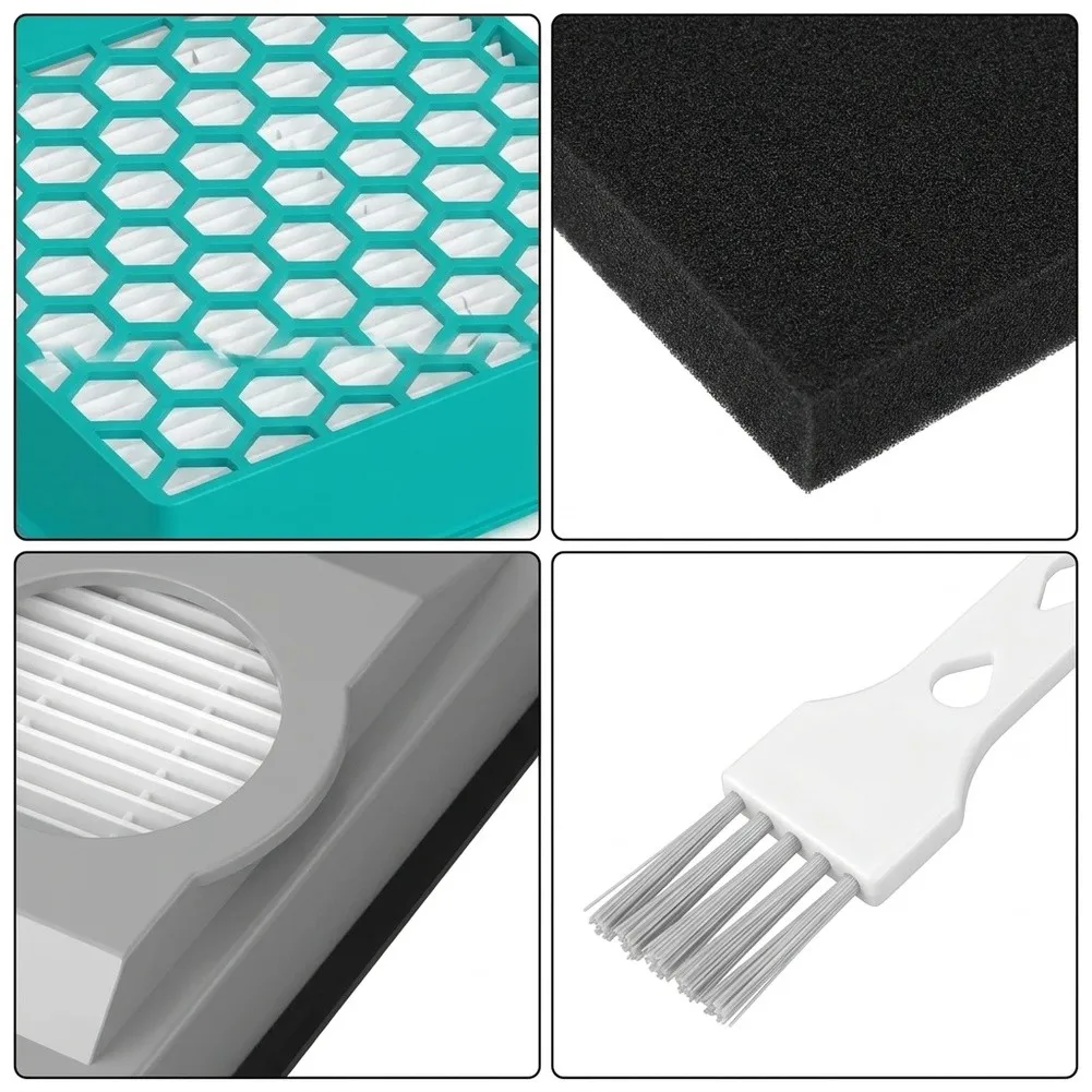 Replacement Filter Kit For Miele CX1 For Boost FSF SNRF3 S-HY60 With Cleaning Brush, HEPA Maintenance Set, Sweeping Parts