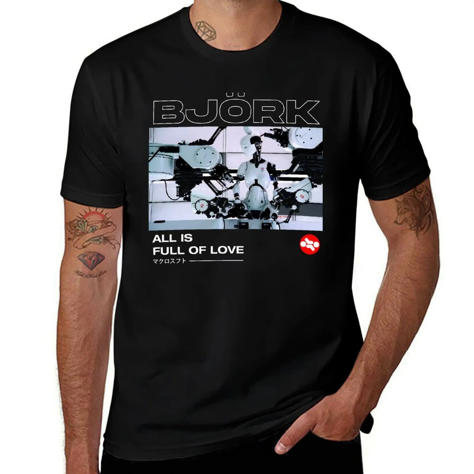 

Bjrk All is Full of Love T-Shirt t shirts for man cotton funny man t shirt cotton high quality T-Shirt
