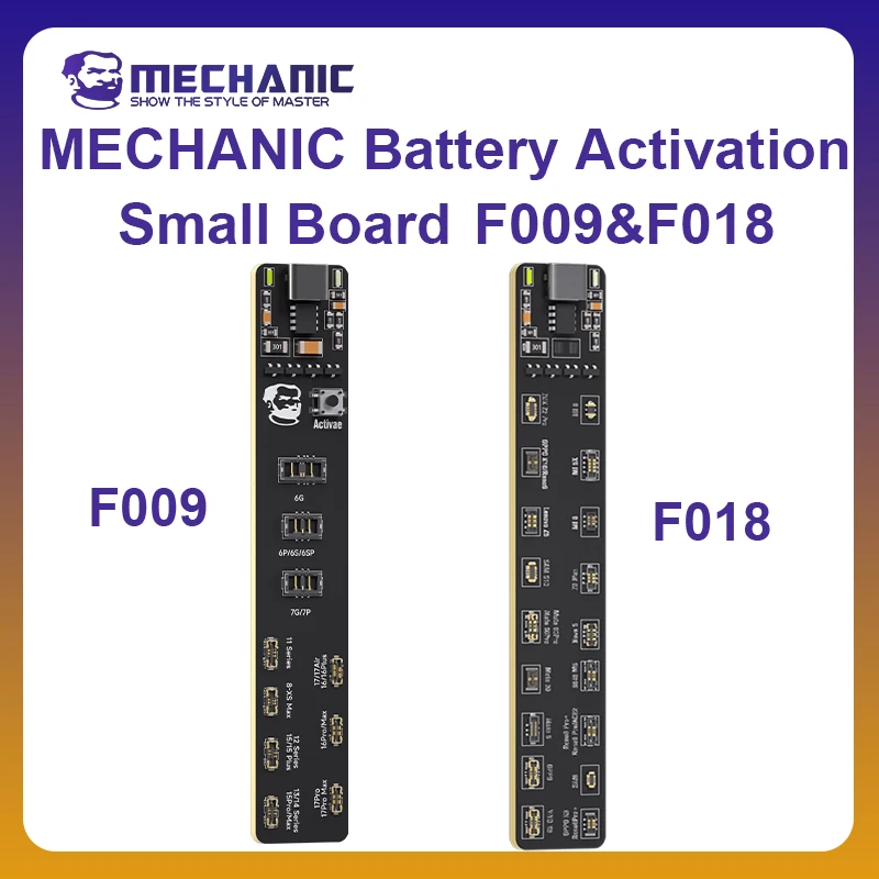 MECHANIC OFFICIAL Battery Activation Small Board F009&F018 Detection Board Battery Fast Charge One-click Activation Tool