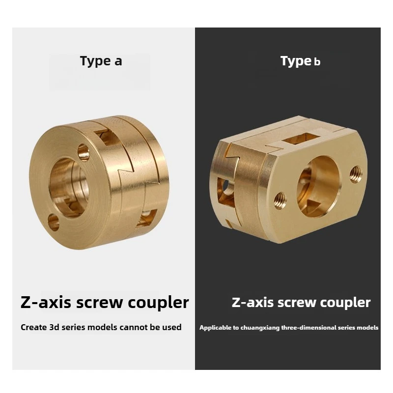 

1/2/4 pcs T8 Z-Axis Lead Screw Oldham Coupling - 3D Printer Hot Bed Stabilizer for vzbot (Z-Axis Accessory)