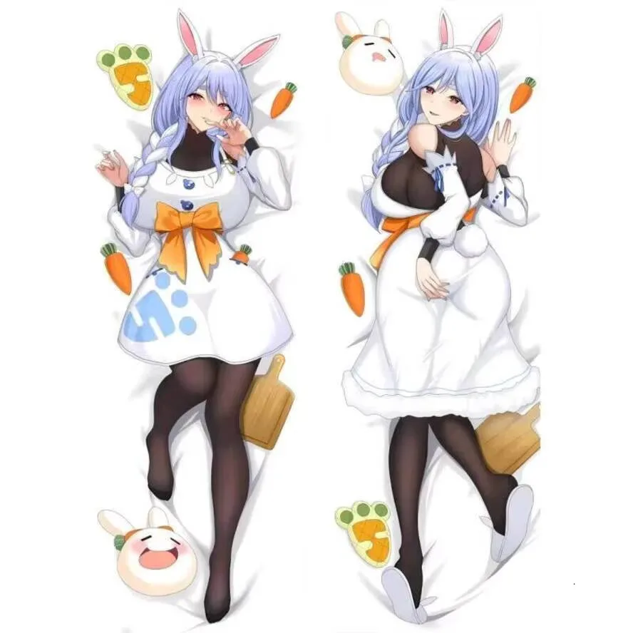 

Чехол для подушки для тела, длинное аниме постельное белье Vtuber Usada Pekora Takanashi Kiara Comic Otaku Dakimakura Hing 180X60cm
