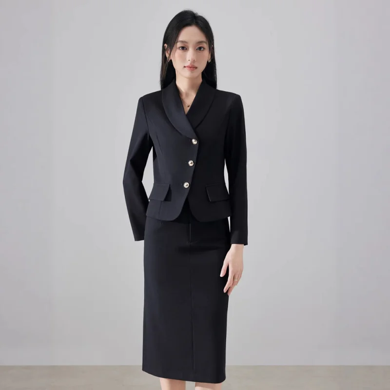 Professional Suit for Women Spring New Blazer Dress Jewelry Store Workwear Elegant Goddess Style High-end Commuting Fashion