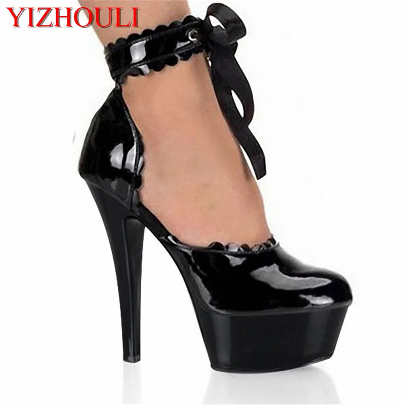 

Hot sales custom-made 15 cm high heels with leather shoes, acting stars/model shoes, wedding banquet dance shoes