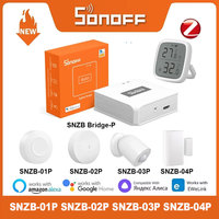 SONOFF SNZB-01P SNZB-02P SNZB-03P SNZB-04P Zigbee Bridge Gateway Door Window Sensor Temperature Humidity Human Presence Sensor