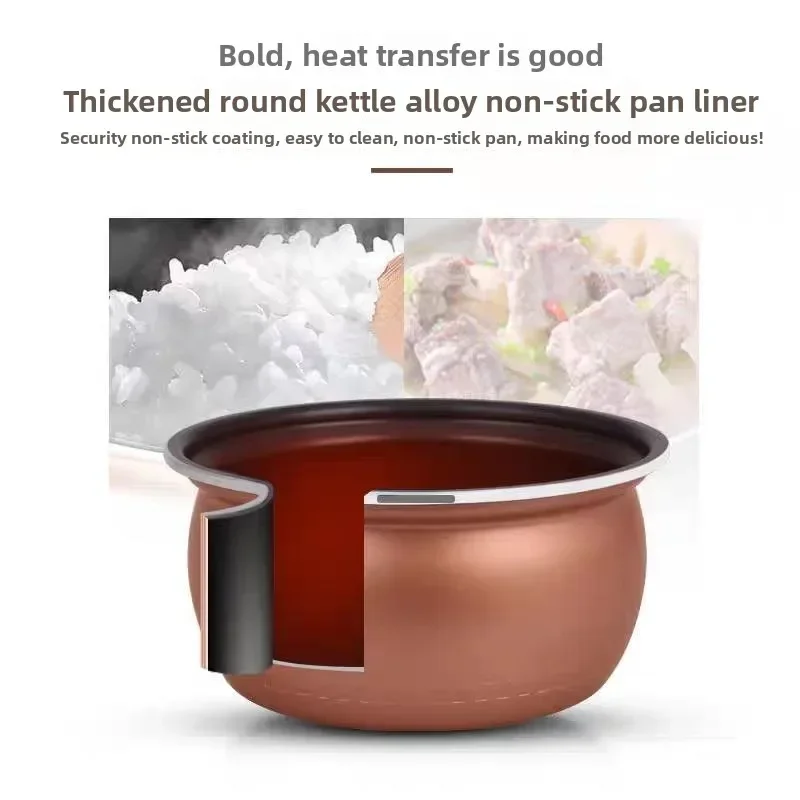 Durable 24V Truck Rice Cooker 3L, Multifunctional Cooking Pot for 2-3 People, DC Power for Vehicle