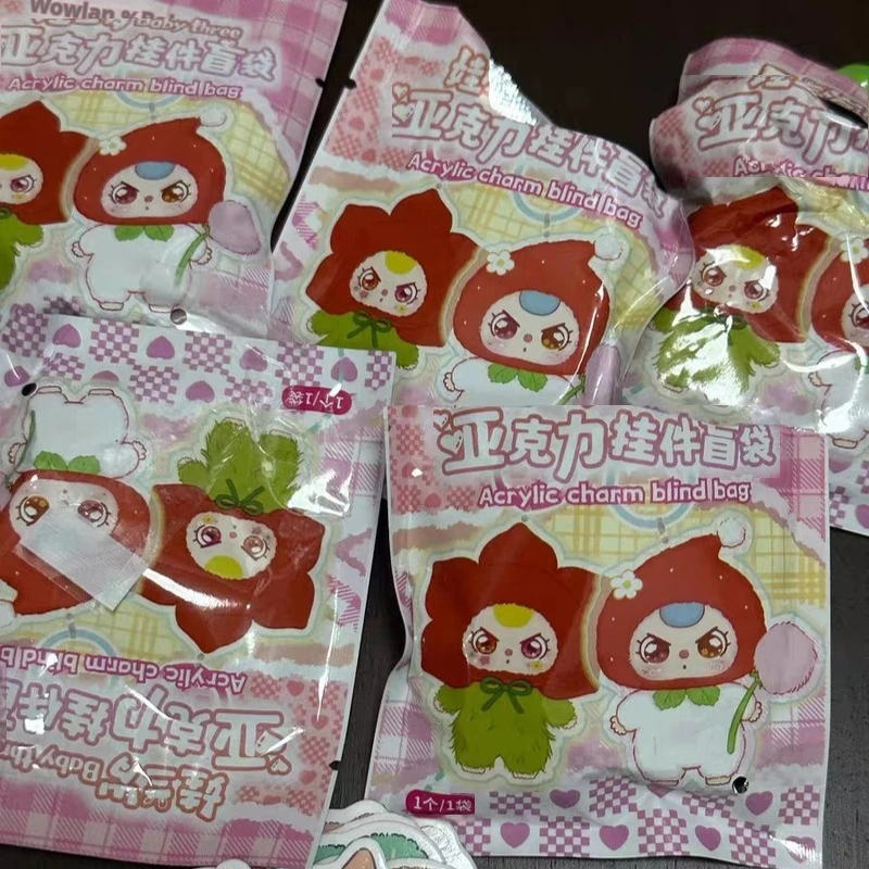 

Подлинная детская три акриловых подвески-подвески, слепая сумка, загадочная коробка, слепая коробка, модная игрушка, подвеска, милая кукла, сумка, брелок, украшение