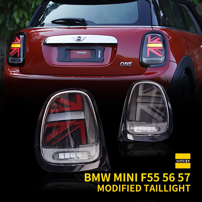 

Car lamp For BMW Mini Cooper F56 F55 F57 LED Auto Taillight Assembly Dynamic Highlight Rear Lamp Car Styling Upgrade Facelift