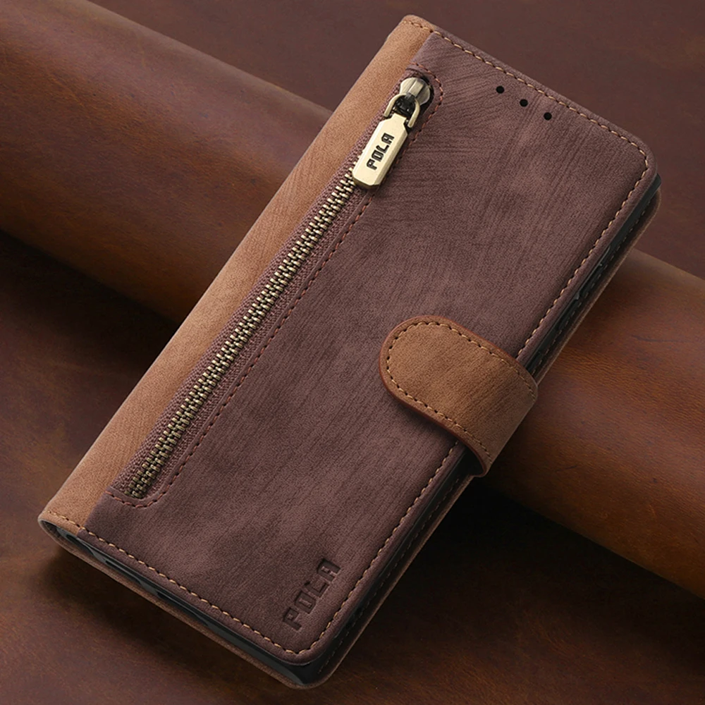 

For Vivo V29 V30 V40 Lite 5G RFID Leather Zipper Wallet Case For Vivo V40 SE V30E V29E V27E V25E V25 V27 V30 Pro V30SE Funda