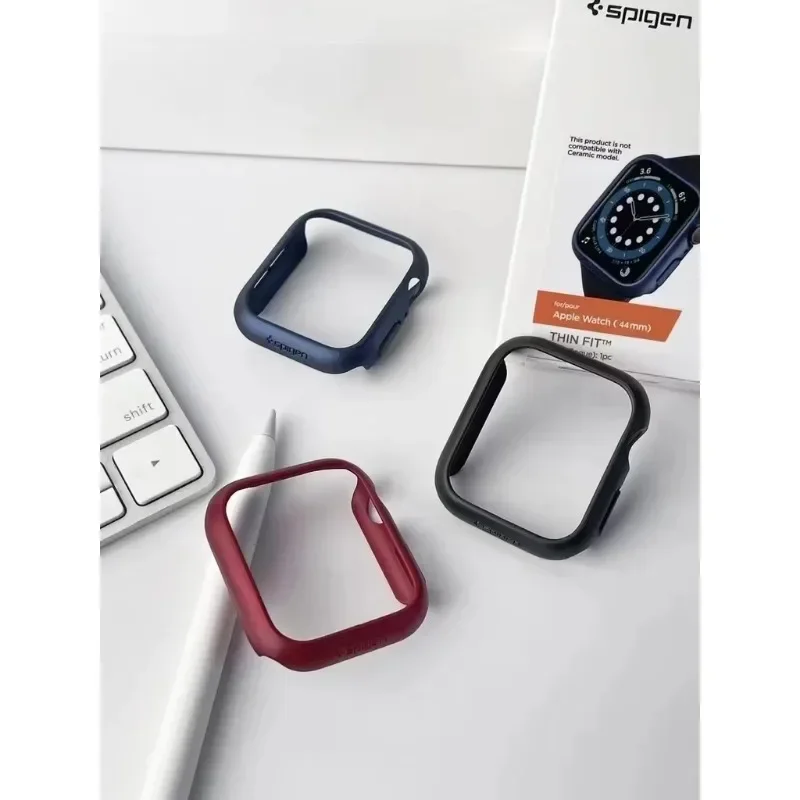 HMT Spgn Metallic Color Ultra Thin Hard PC Case for Apple Watch Series 7/6/SE/5/4 (41mm 45mm 44mm 40mm) ultra 49 mm iwatch case