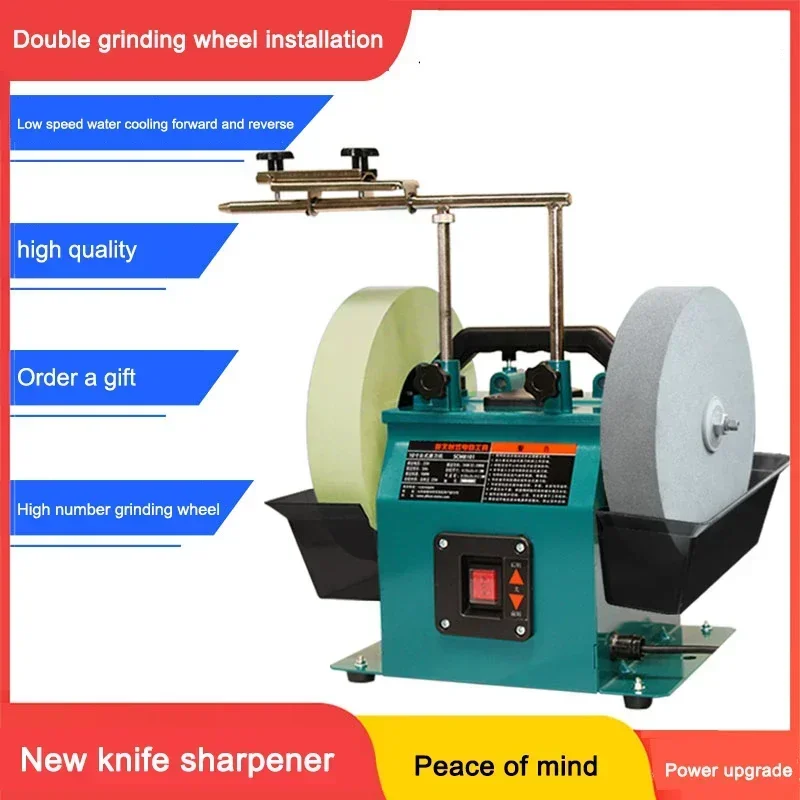 Knife grinding machine grinding kitchen knife water cold sharpening knife grinding scissors low speed electric sharpener HOT SAL