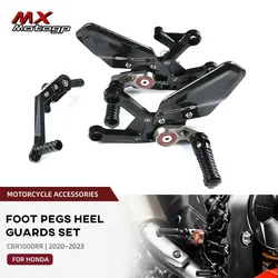 CBR1000RR Footrest Foot Pegs Pedals Rear Set For HONDA CBR 1000RR 1000RR-R 2020-2023 Motorcycle Carbon Fiber Heel Wing Adjuster