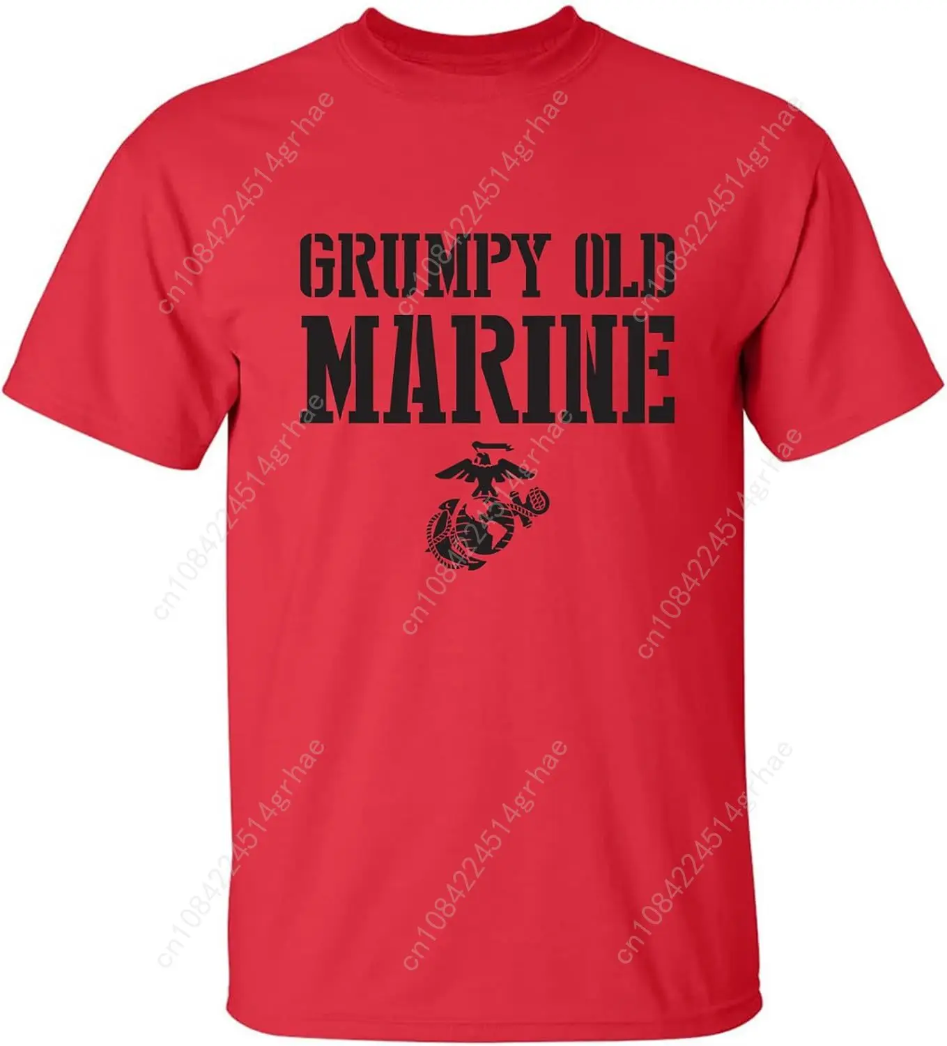 Koszulka z krótkim rękawem dla dorosłych z motywem Grumpy Old Marine od zerogravitee