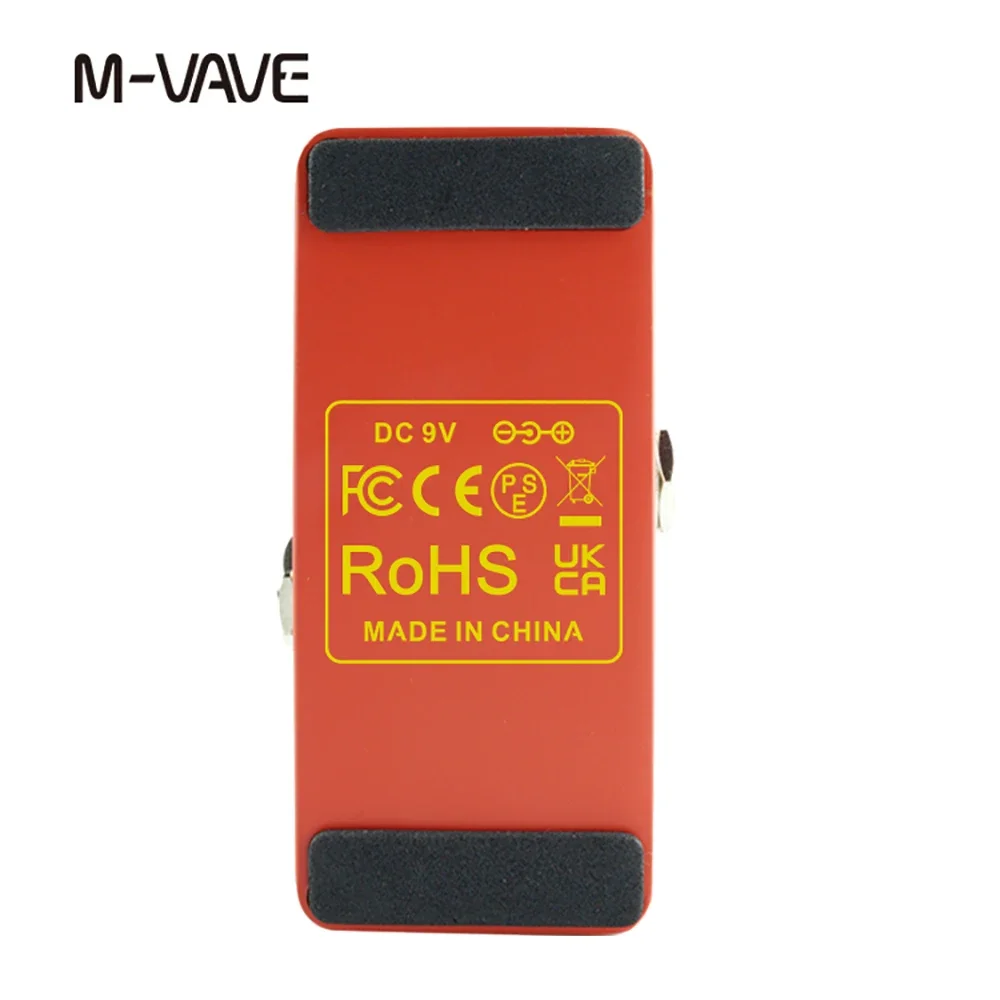 M-VAVE Overdrive-TS Electric Guitar Effect Pedal Analog Overdrive Effect True Bypass Zinc Alloy Shell Pedal Guitar Accessories