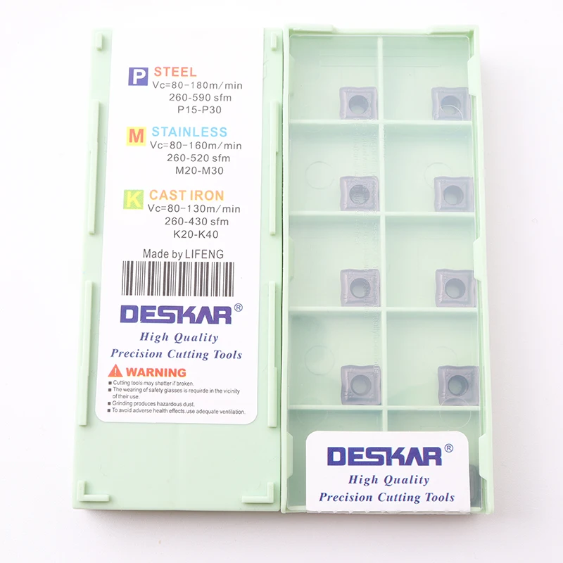 10pcs Deskar SOMT050204 SOMT060204 SOMT07T306 SOMT08T306 PD LF6018S Drilling Inserts