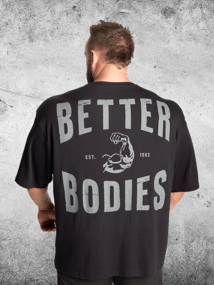 Camiseta Deportiva de Manga Corta para Hombre, Estilo Europeo, para Levantamiento de Pesas, Talla Grande, Diseño Pro Display Latissimus Dorsi