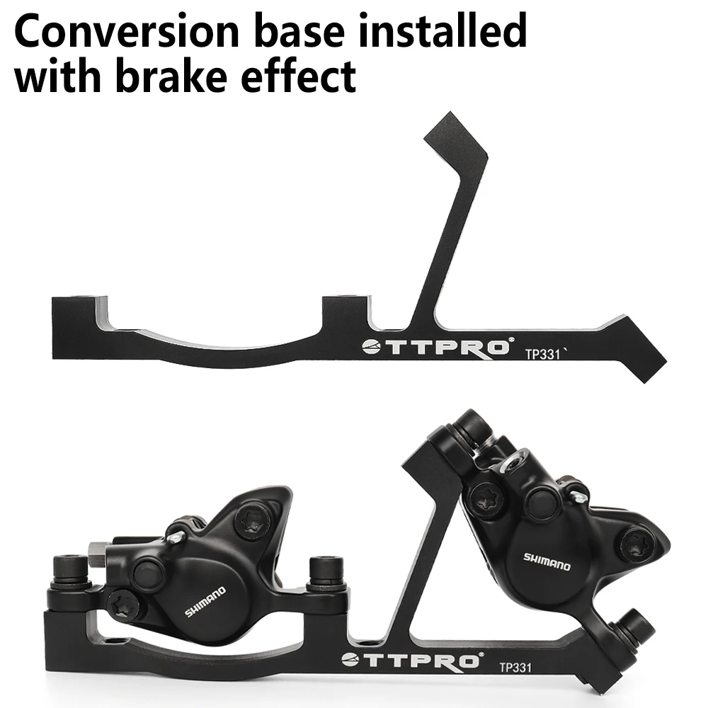 TTPRO المزدوج المكبس الفرامل موصل CNC عالية القوة مادة سبائك الألومنيوم ل 203 مللي متر/220 مللي متر دراجة جبلية على الطرق الوعرة تعديل أجزاء