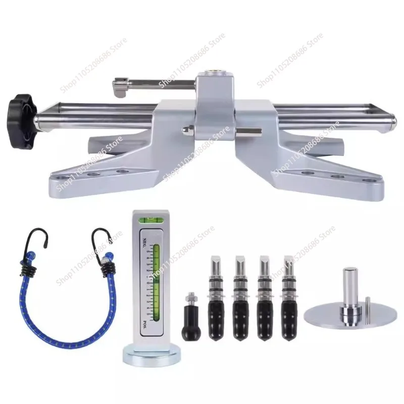 For Car Modification Supplies Tire Positioning Tool, Trolley 4 Wheel Aligner with Clamp 4 Jaw Aligner