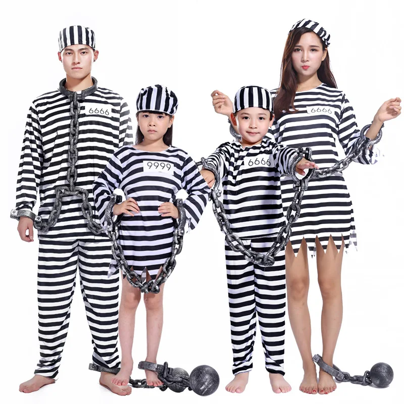 

Halloween Cosplay Prisoner Performance Costume