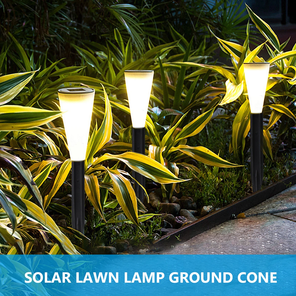 

12pcs Lawn Lamp Ground Plug Plastic Landscape Lighting Sturdy Corrosion Resistant Easy Assembly Lightweight Halloween Party
