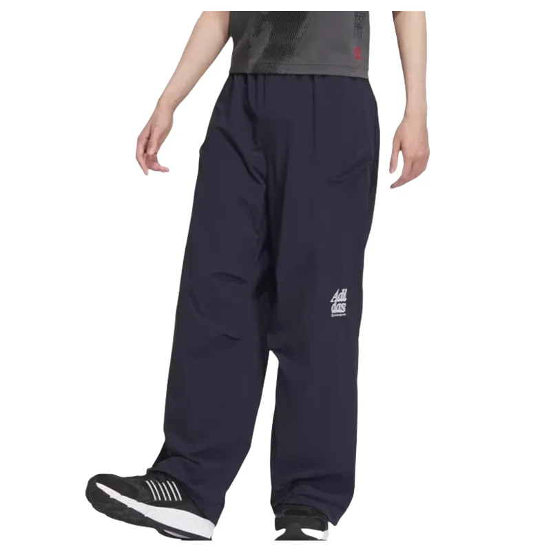 

AIDAS Letter brand Logo Tat Mid-waist straight tube Casual pants Dark Blue Men S-XXL JP2597