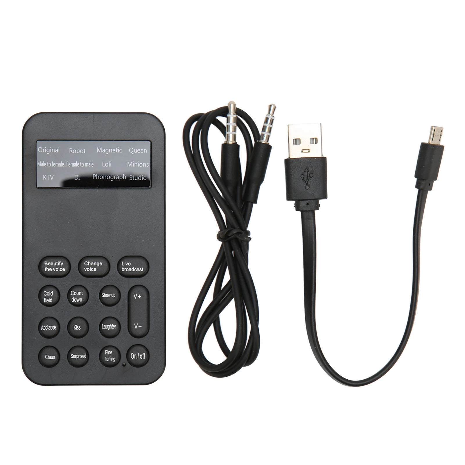 Sound Changer Sound Effects Machine Voice Changer Handheld Voice Changer Device 8 Sound Effects Machine for Phone Calling Gaming