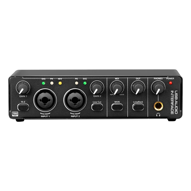 

4 Channel Interface Small External Audio Recording Professional Sound Card Recorder Function For Recording Of Singing