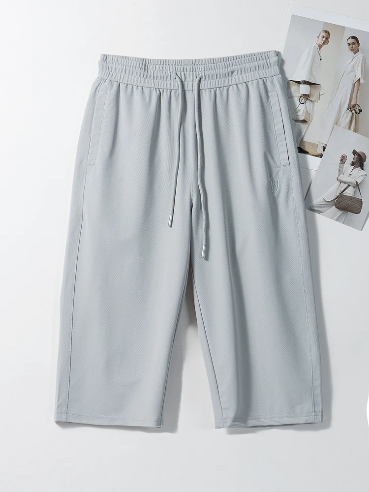 Military een Seven-Foot Pants Women's Summer Qui-Drng Sports Pants Thin Casual Pants High Waist Straight Leg Pants