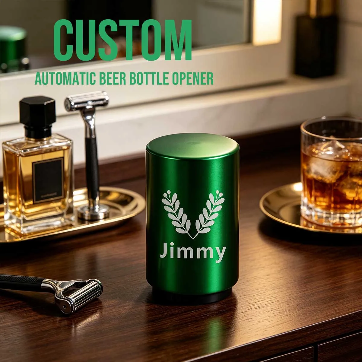 Personalized Gift Sign for Dad, Custom Bar Decor Gift for Men, Rustic Man Cave Kitchen Tool for Father's Day, Birthday,Christmas