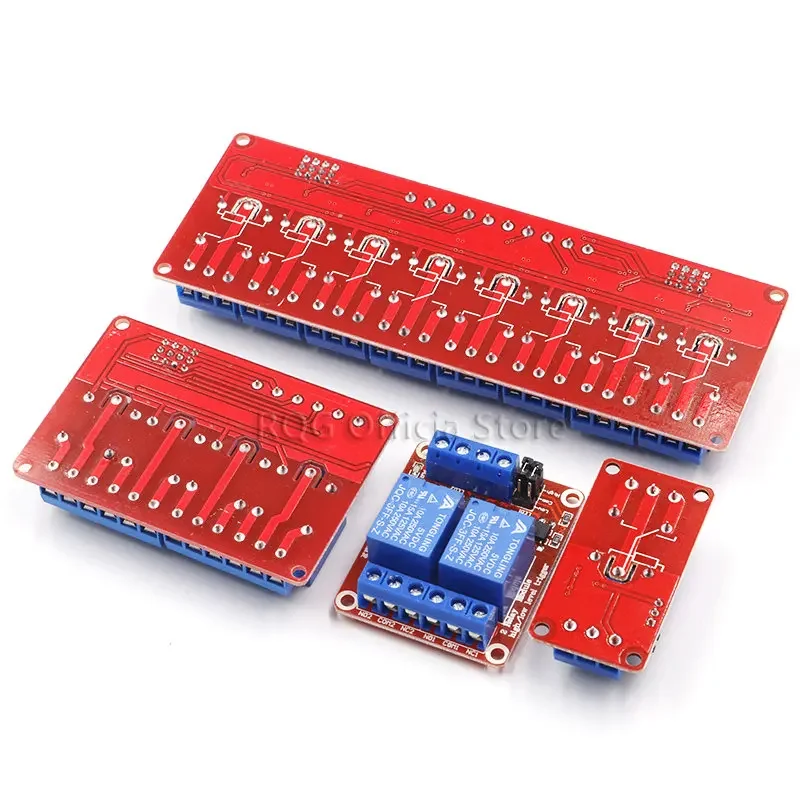 1 2 4 8 Channel 5V 12V Relay Module Board Shield with Optocoupler Support High and Low Level Trigger for Arduin0